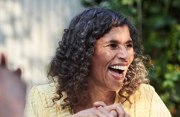 Women laughing