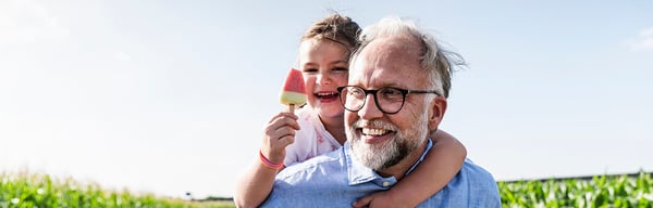 Man with child